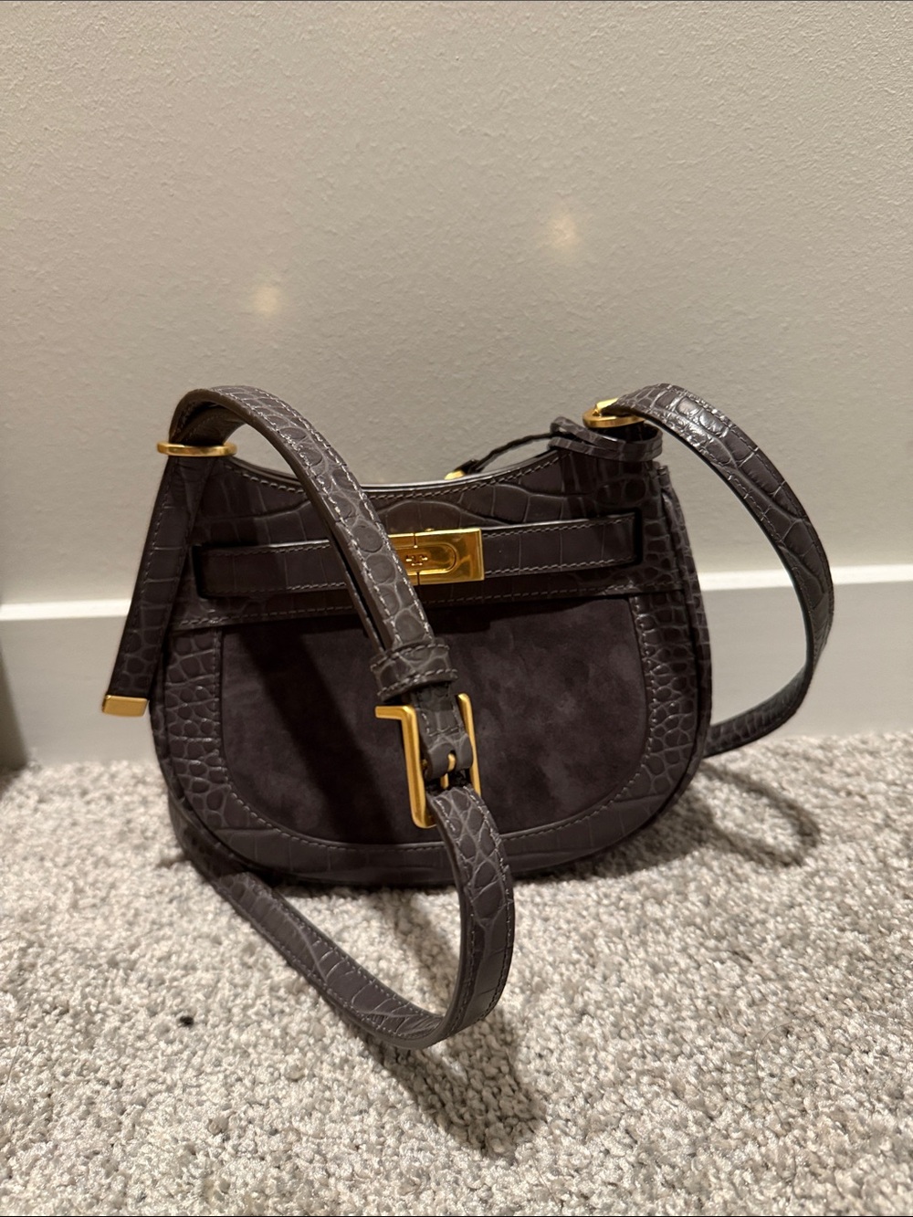 Tory Burch Grey Purse